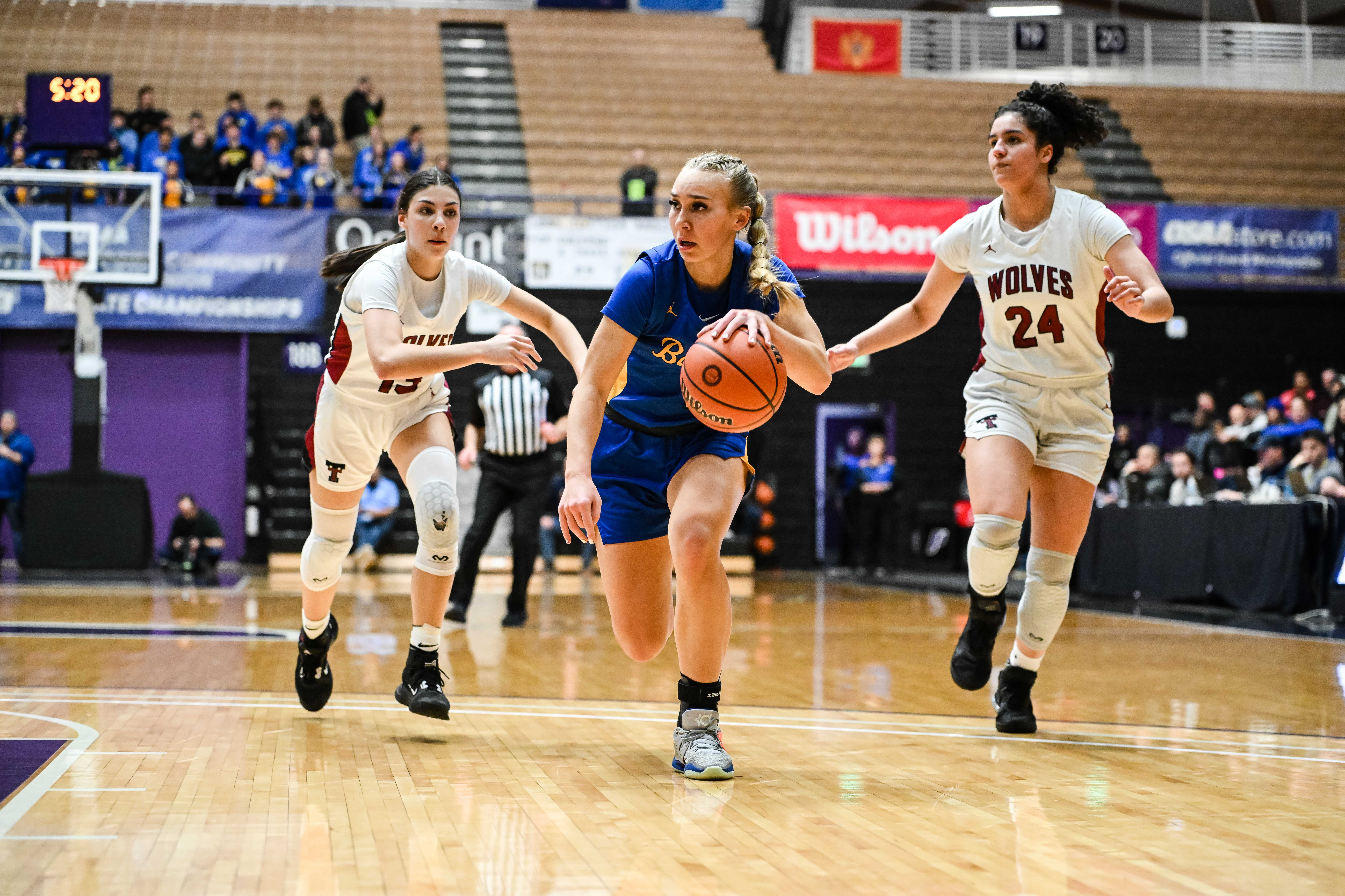 Barlow Tualatin 6A Oregon girls basketball quarterfinal Naji Saker -58
